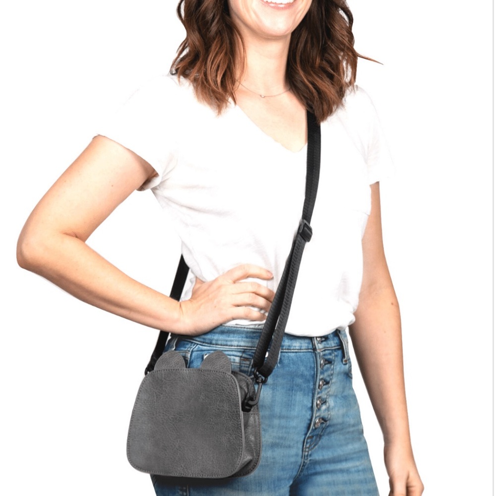 CATLADYBOX cat ears shoulder bag